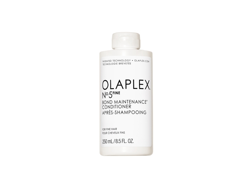 Olaplex N°.5FINE Bond Maintenance, Unisex, Ammattikäyttöön tarkoitettu hoitoaine, Hienot hiukset, Kaikki värit, Silottava, Kosteuttava, Hoitava, Korjaava, Silottava, Vahvistava, 250 ml, 250 ml