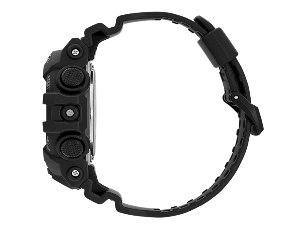 G-SHOCK GA-700-1BER, Rannekello, urosliitin, hartsi, ruostumaton teräs, musta, hartsi, musta