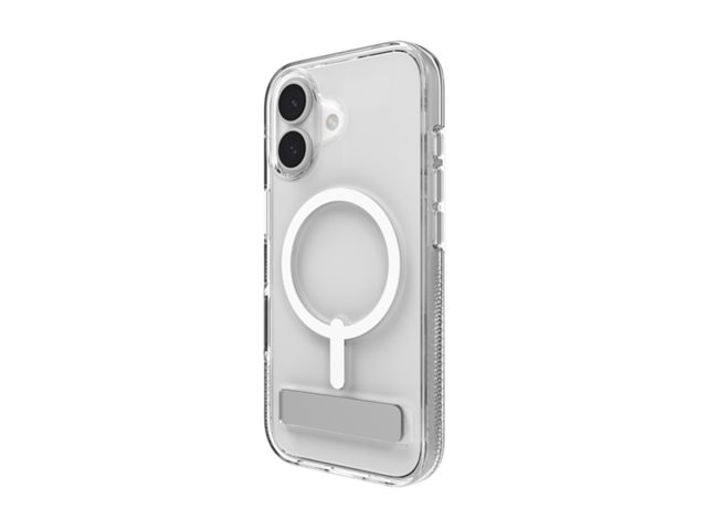Zagg Crystal Palace Snap Kickstand (Button Cover) Case For Apple Iphone 17, Cover, Apple, Iphone 17, 16 Cm (6.3"), Transparent