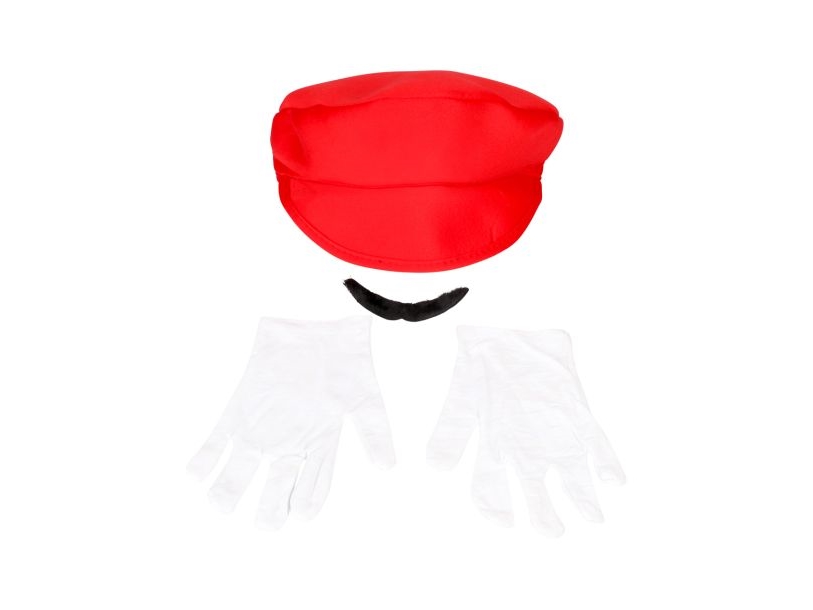 Rotes Kostümset