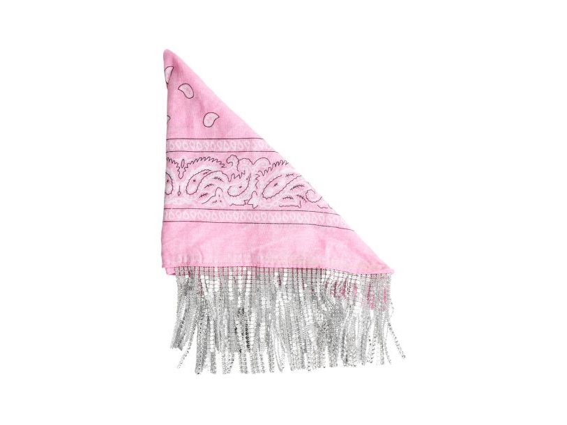 Pinkfarbene Bandana Mit Glitzer