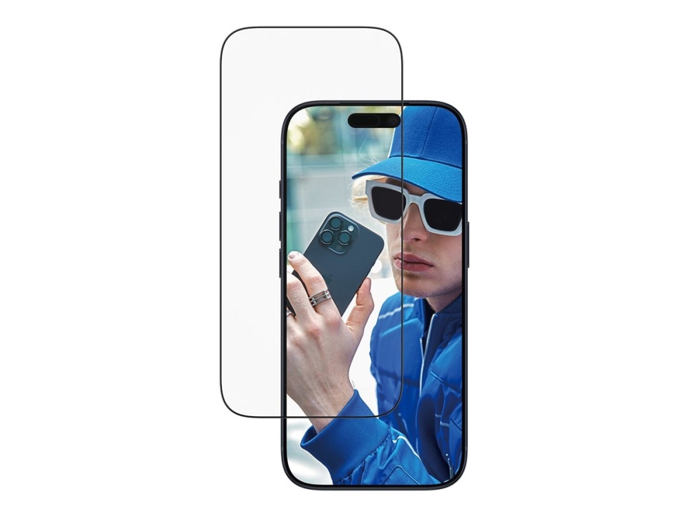 PanzerGlass - Skärmskydd för mobiltelefon - ultrabred passning med EasyAligner - glas - ramfärg svart - för Apple iPhone 17 Pro | Tele & GPS - Mobil tillbehör - Skärmskydd | GameStuff
