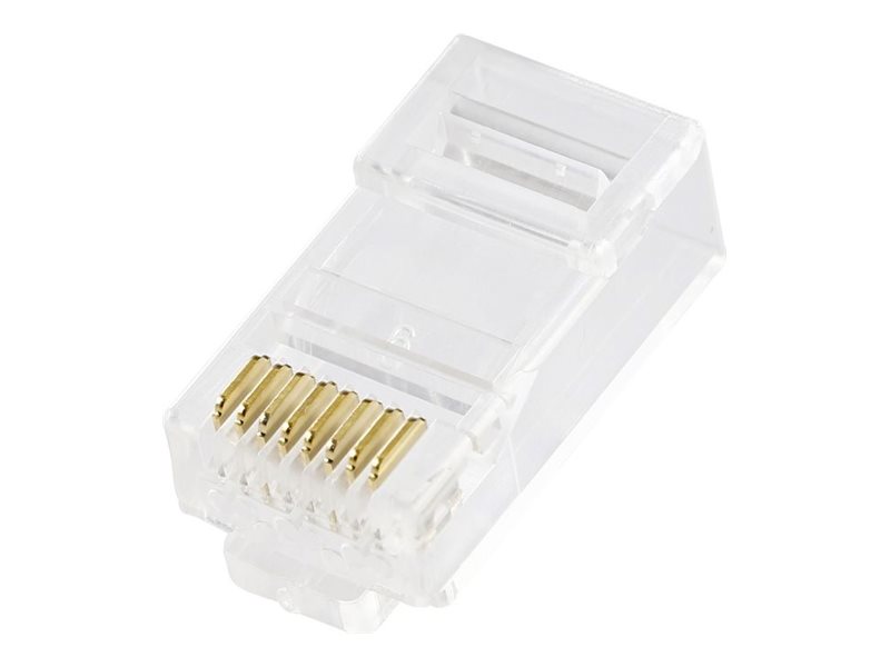 Microconnect Easy Connector - Netværk-Konnektor - Rj-45 (Han) - Utp - Cat 6 - Modulær - Gennemsigtig (Pakke Med 100)