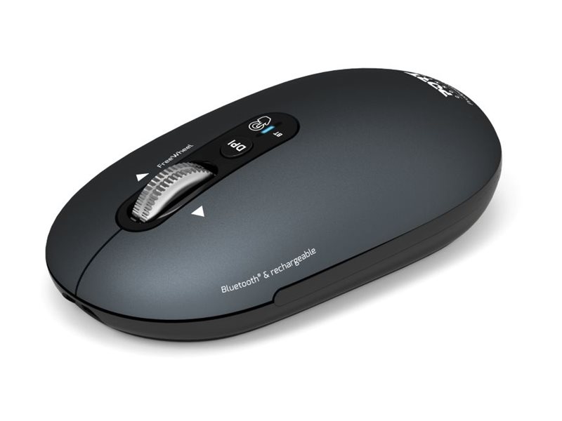 Port Designs 910501, Beidhändig, Optisch, Bluetooth, 3200 Dpi, Grau