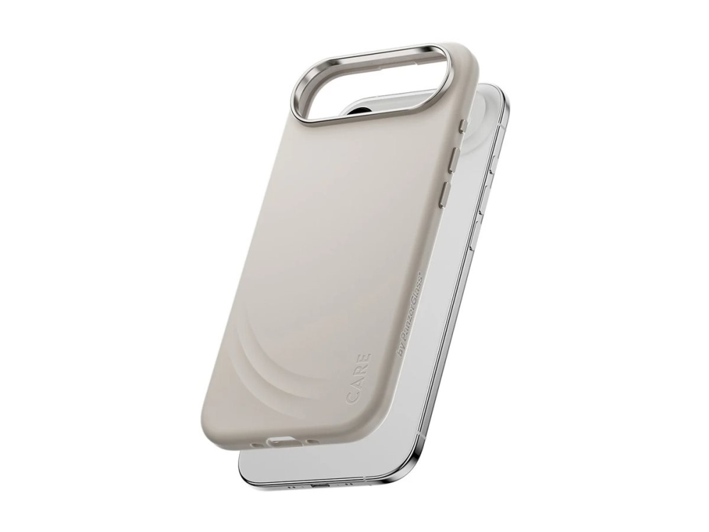 Care By Panzerglass Flow - Bagsidecover Til Mobiltelefon - Magsafe-Kompatibilitet - Silicone - Vanilje - For Apple Iphone Air