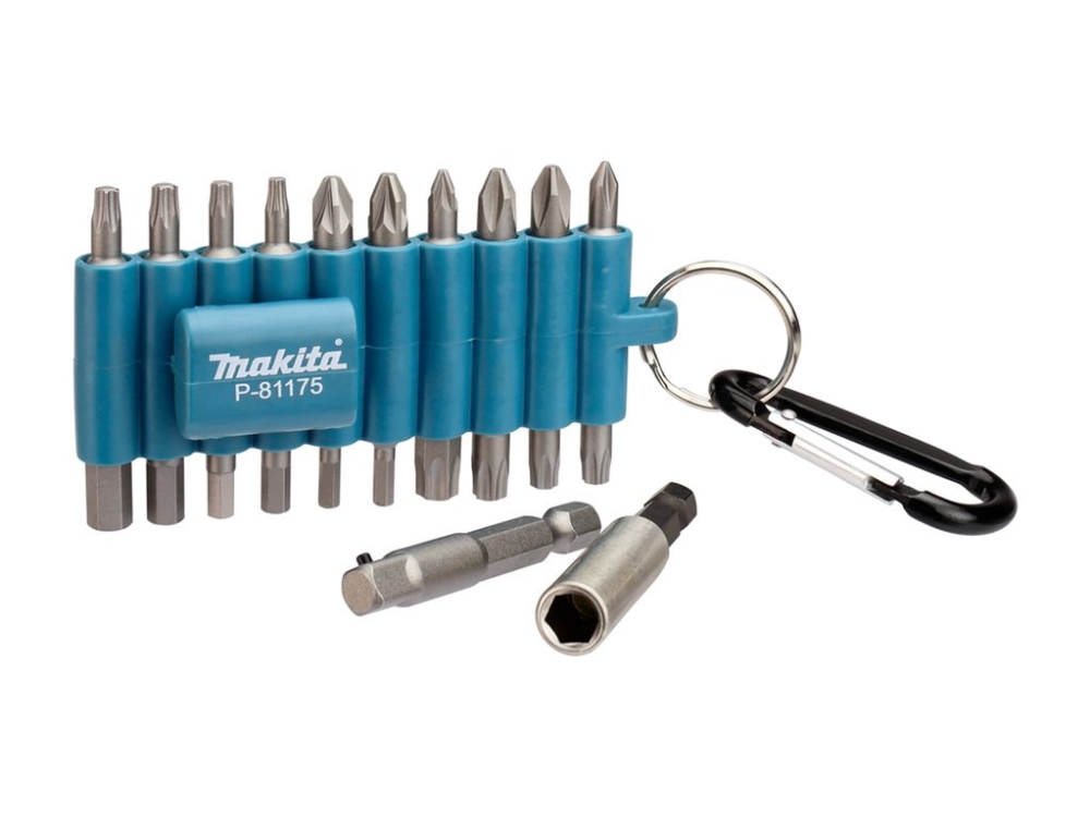 Makita - Skruvmejselbitsats - 22 delar - phillips, pozidriv, torx, hex - längd: 25 mm | Elverktyg - Tillbehör - Bitar & Borrset | GameStuff