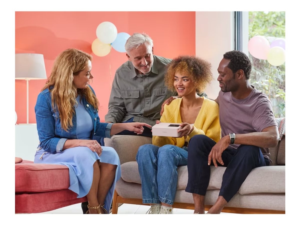 Canon SELPHY CP1500 - Skrivare - färg - färgsublimering - 148 x 100 mm upp till 0.41 min/sida (färg) - USB 2.0, Wi-Fi(g) - rosa | Skrivare - Bläckstråle & fotoskrivare | GameStuff