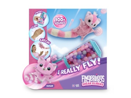 Fingerlings Sugar Glider, Interactive Gliding Squirrel