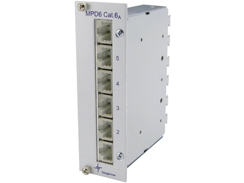 Telegärtner 100006991 6 Ports Cat 6A 3 He Mit Stecker