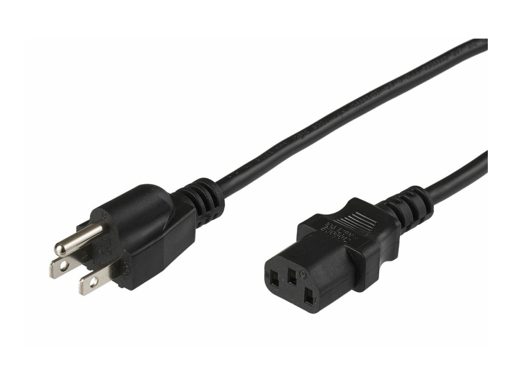 Microconnect - Strømkabel - Power Iec 60320 C13 Til Type B (Han) - 125 V - 15 A - 1 M - Sort