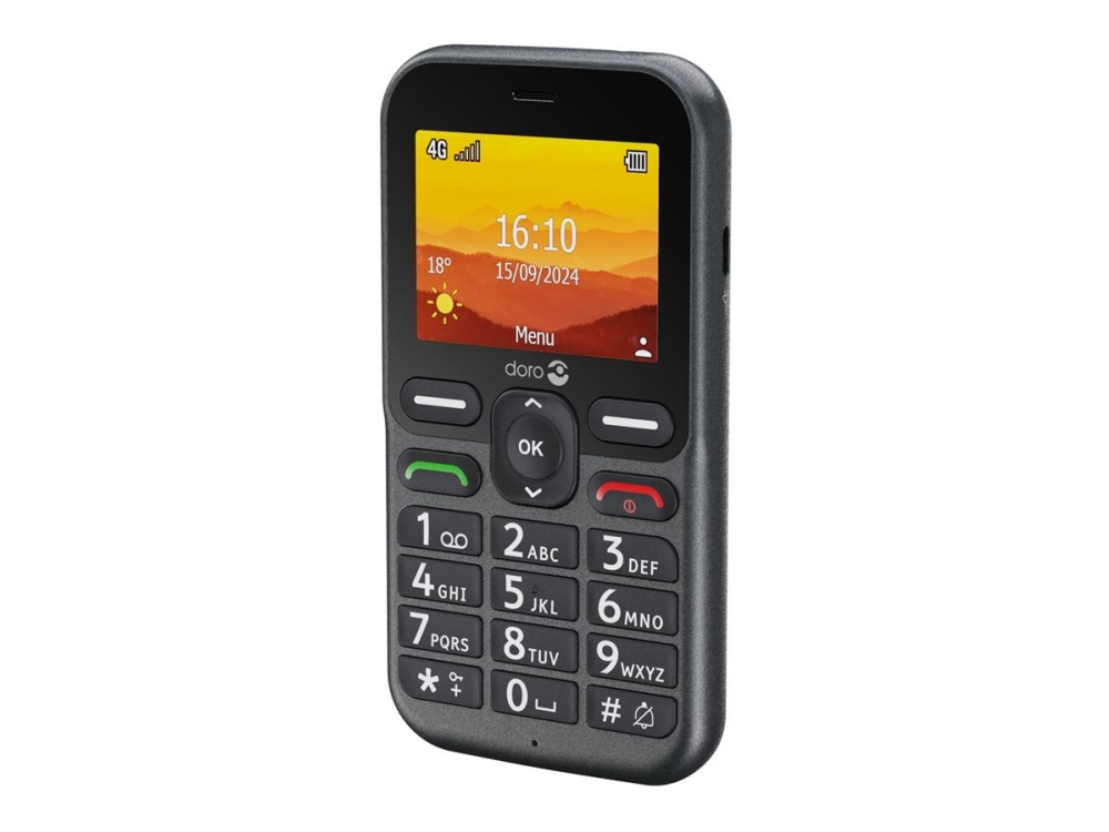 Doro Leva L10 - 4G Funktionstelefon - Ram 64 Mb / Intern Hukommelse 128 Mb - Microsd Slot - Lcd Display (Tft) - 320 X 240 Pixels (60 Hz) - Rear Camer