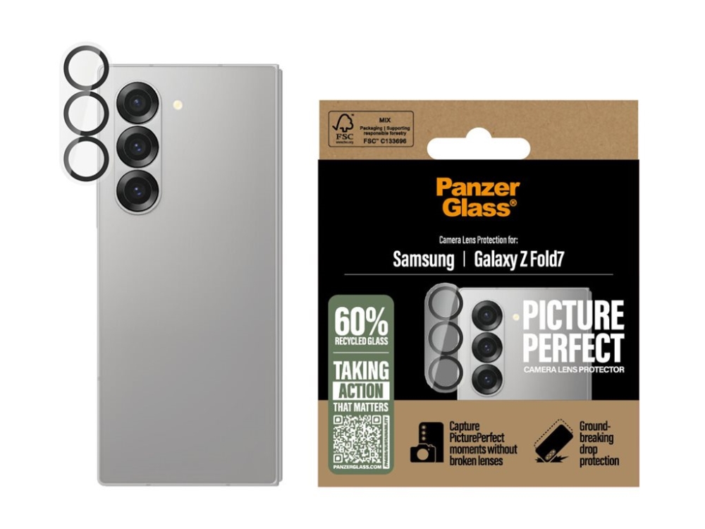 Tempered glass lens PanzerGlass - for Samsung Galaxy Z Fold7