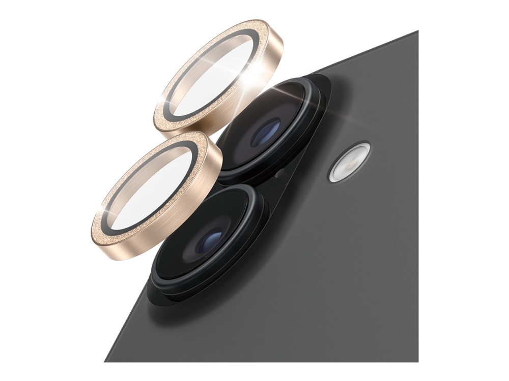 Panzerglass Hoops Camera Lens Protector Glitter Gold Iphone 17 | Iphone 16 | 16 Plus, Apple, Apple - Iphone 17, Apple - Iphone 16, Apple - Iphone