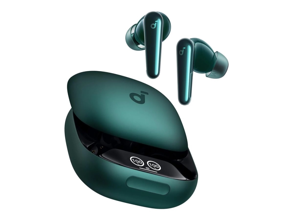Anker Soundcore Liberty 4 Pro - Ægte Trådløse Øretelefoner Med Mik. - I Øret - Bluetooth - Aktiv Støjfjerning - Grøn