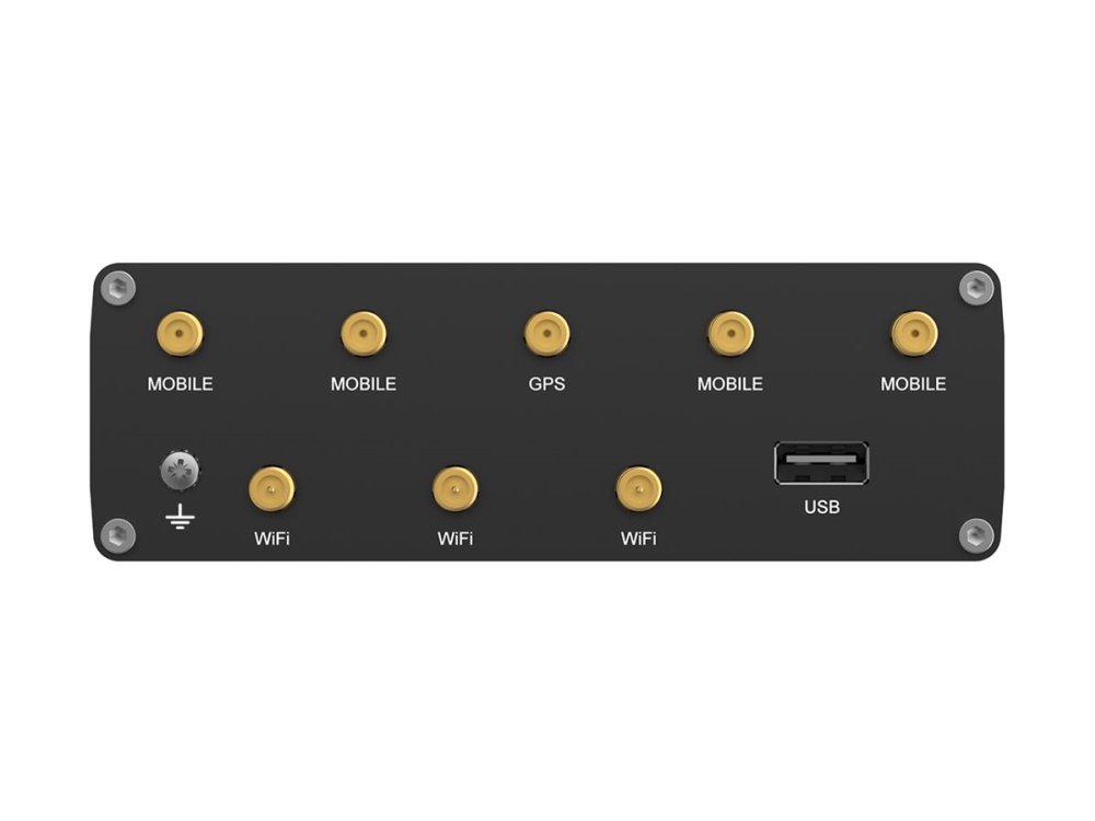 Teltonika RUTC50 - Trådløs router - WWAN 4-port switch - 1GbE, DNP3, PPP 2,4 GHz - 4G, 5G - DIN monterbar på skinne, væg-monterbar, overflademonterbar