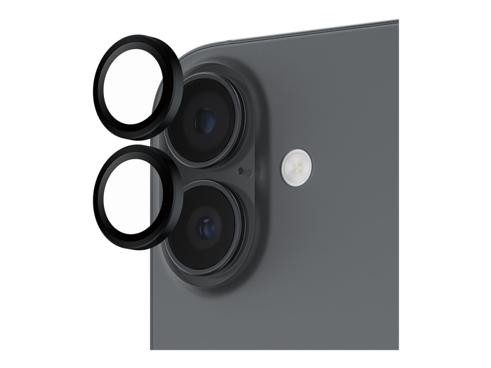 Panzerglass Hoops Camera Lens Protector Black Iphone 17 | Iphone 16 | 16 Plus, Apple, Apple - Iphone 17, Apple - Iphone 16, Apple - Iphone 16 Plus