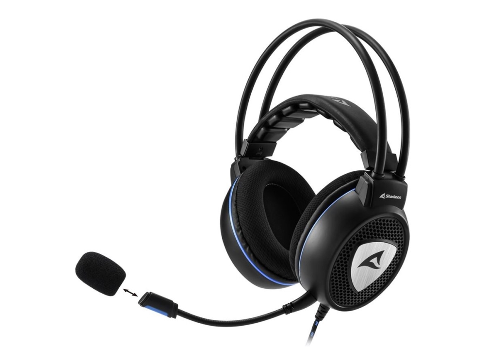 Sharkoon Skiller Sgh10, Kabelgebunden, Gaming, 20 - 20000 Hz, 253 G, Kopfhörer, Schwarz