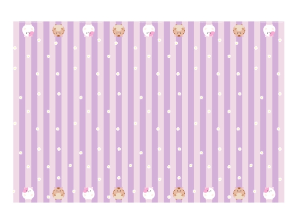 PartyDeco OBP9, Rektangulär, papper, Lila, Mönstrad, 1 styck, 1200 mm | N - A | GameStuff