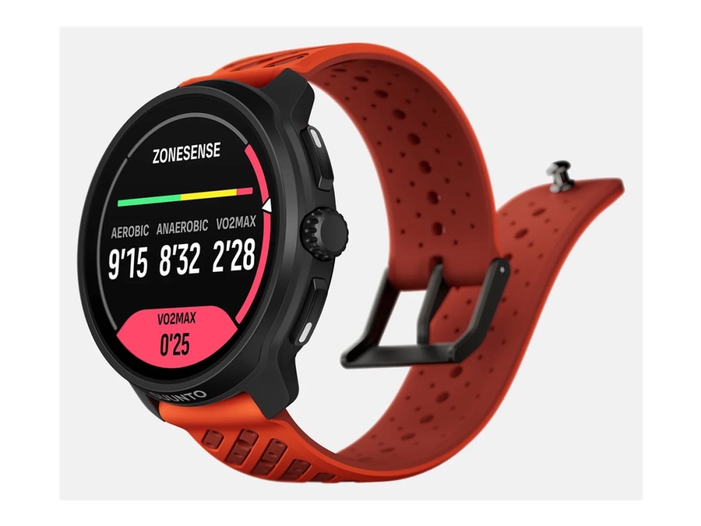 Suunto Race 2 - Glasfiberforstærket Polyamid - Sportsur Med Rem - Silikone - Håndledsstørrelse: 125-175 Mm - Display 1.5" - 32 Gb - Bluetooth - 76 G