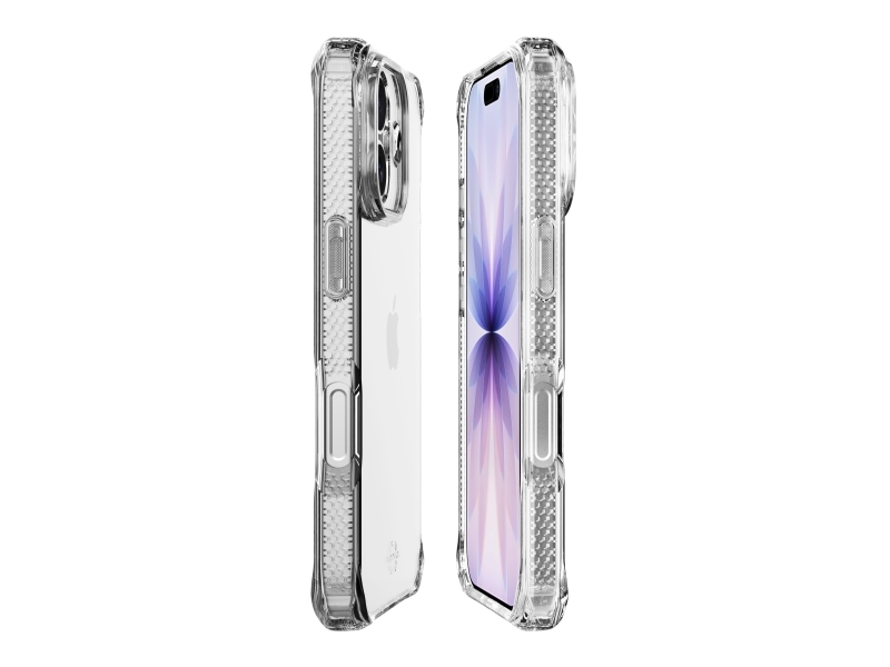ITSKINS SPECTRUM CLEAR cover til iPhone 17®. Gennemsigtig