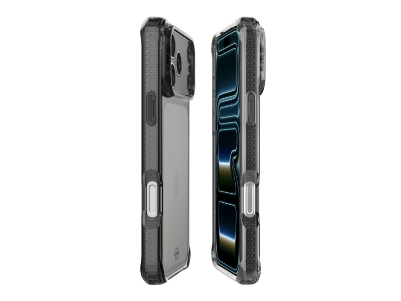 ITSKINS SPECTRUM CLEAR fodral för iPhone 17 Pro Max®, Smoke | Tele & GPS - Mobil tillbehör - Skydd & Väskor | GameStuff