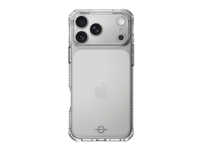 ITSKINS SPECTRUM CLEAR cover til iPhone 17 Pro Max®. Gennemsigtig