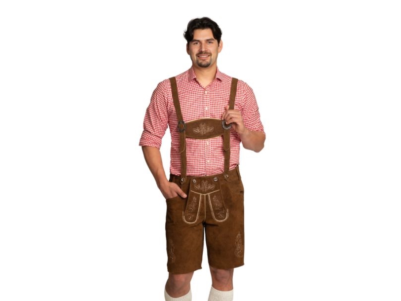 Braune Lederhosen Flachau, Kurz