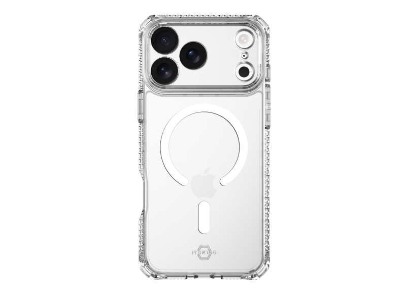 Itskins Hybrid Magsafe Clear Hülle Für Iphone 17 Pro Max . Transparent