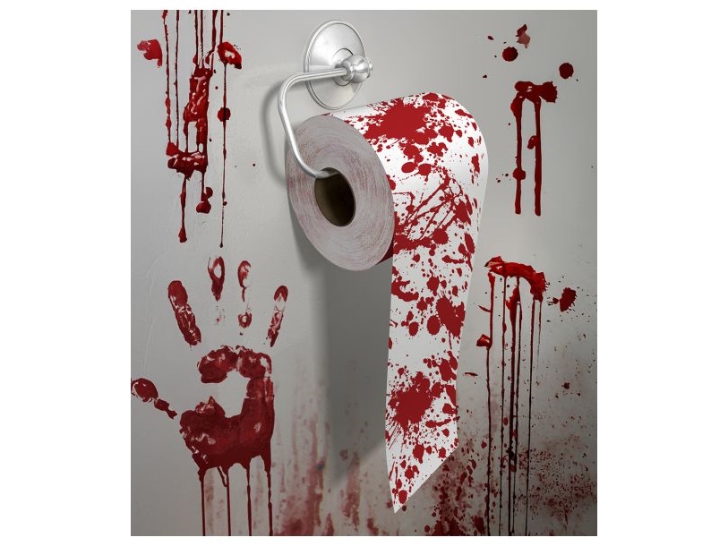 Blodig Toiletpapir