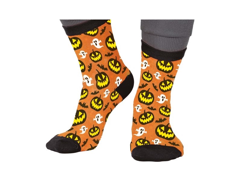 Kürbis- & Gespenstersocken