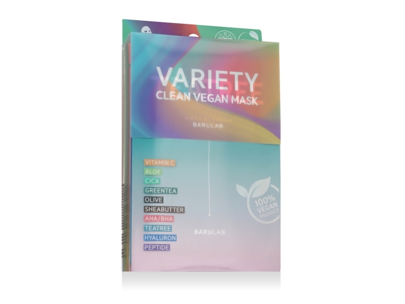 Barulab Variety Clean Vegan Mask Mix 10 X 23 G