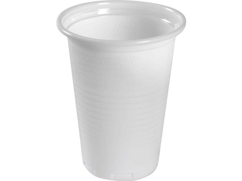 Drikkebæger, ABENA Gastro, 8,9cm, Ø7cm, 18 cl, 20 cl, hvid - (30 stk.)
