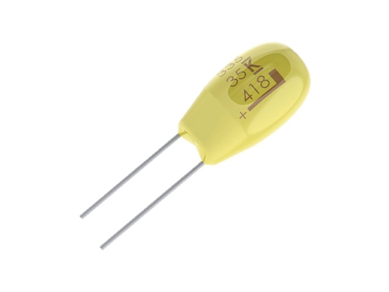 Kemet T350F336M010AT Tantal-kondensator (B x H) 6,0 mm x 9,9 mm 1 stk