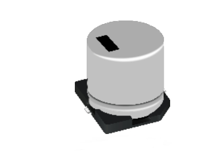 Panasonic Eeefk1v102am, Festkondensator, Aluminium, Oberfläche, Zylindrische, 125 Stück(E), Schwarz, Grau