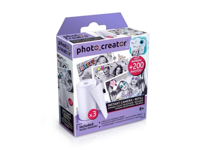 Canal Toys Photo Creator Instant Camera, Direkt Wärme, Weiß, 3 Stück(E)