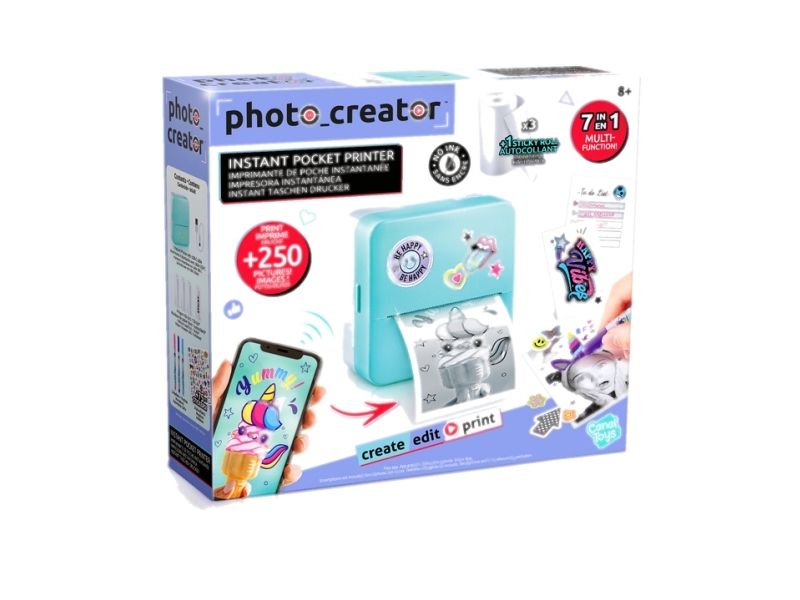 Canal Toys Instant Pocket Printer, 8 Jahr(E), Mehrfarbig