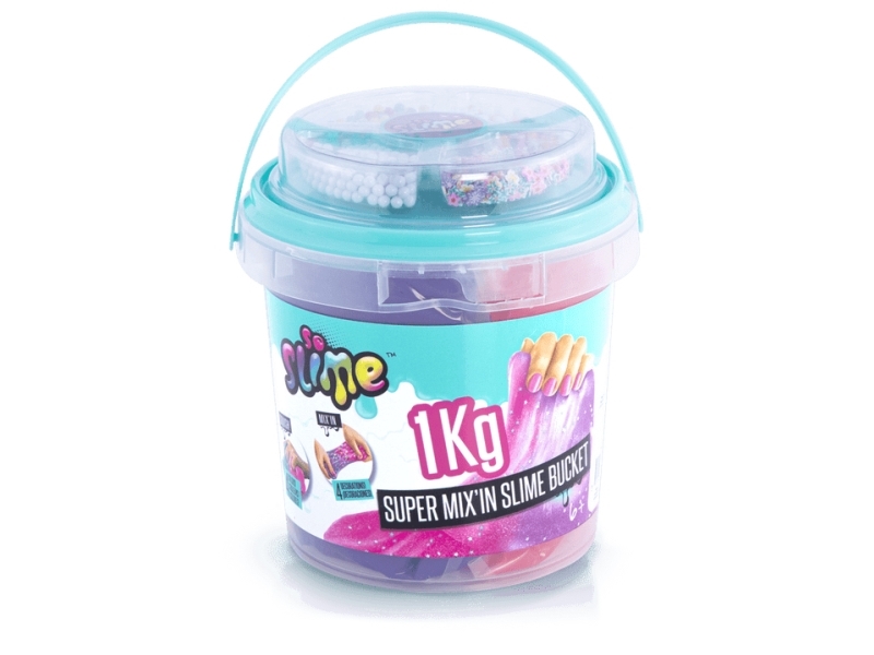 Canal Toys Slime Super Bucket 1Kg, Schleim, 6 Jahr(E), Mehrfarbig