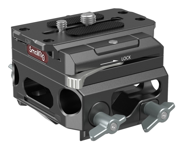 SmallRig 3067, Sort, Aluminium, Magnesium, 1/4-20, 3/8-16, Universal, 83 mm, 108 mm