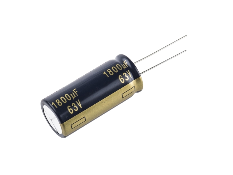 Panasonic Eeufc1j182, Fast Kondensator, Aluminium, Lydstyrke, Cylindrisk, Dc, 50 Stk