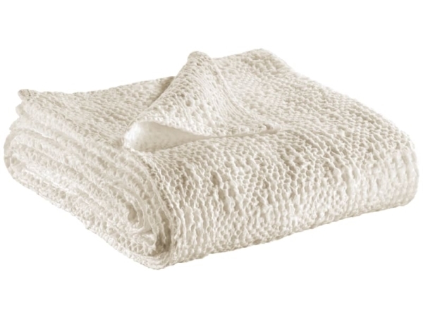 VIVARAISE TANA BLANKET Chalk 140X200