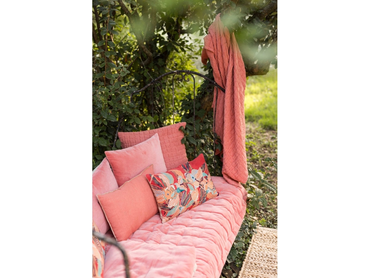 VIVARAISE SWAMI BEDCOV Peach 130X200