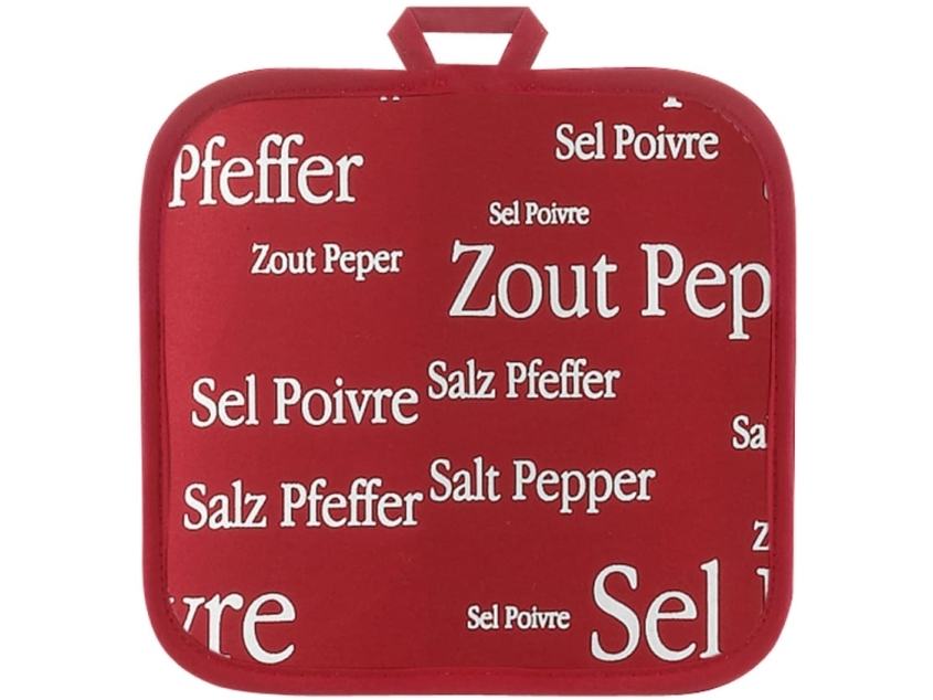 VIVARAISE SEL&POIVRE POTHOLD Red20X20