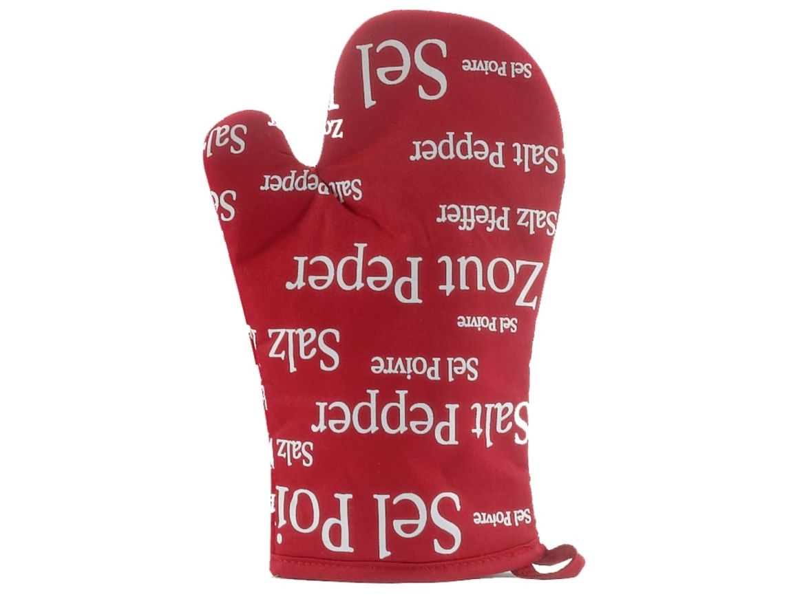 VIVARAISE SEL&amp POIVRE GLOVE Punainen 15X28