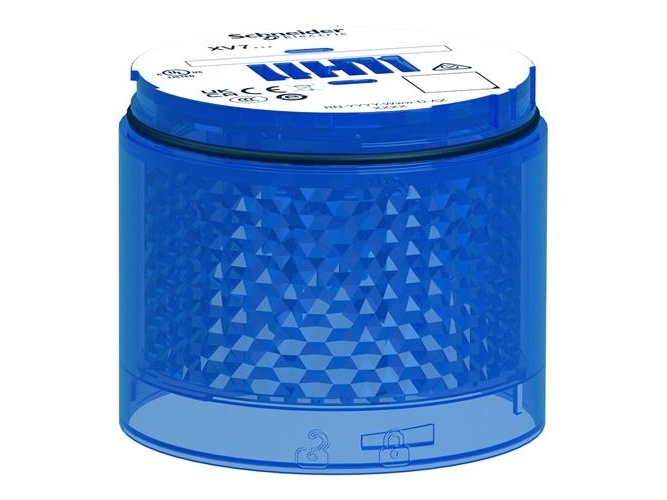 Schneider Electric Lysmodul For Harmony Xvb7 Lystårn I Ø70 Mm I Blå Farve Med Led Der Lyser Konstant