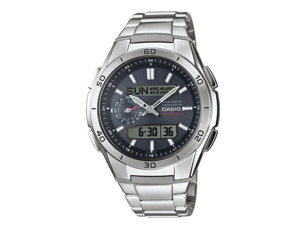 Casio WVA-M650D-1AER - Armbandsur - kvarts - analog+digital - stainless steel | Sport & Träning - Tillbehör - Armbandsur | GameStuff