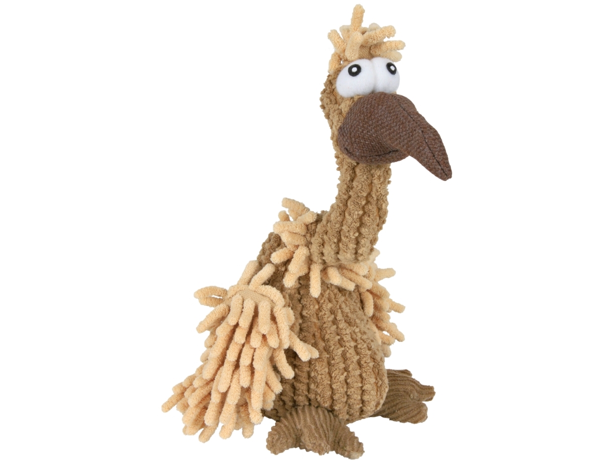 Trixie Vulture Gustav Dog Toy, Hund, Plys Legetøj, Brun, Stof, Plys, 240 Mm