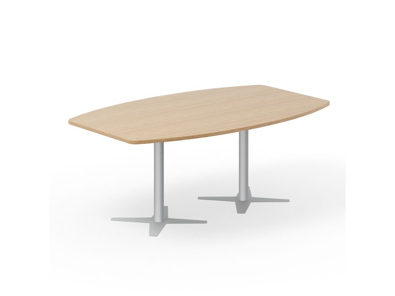 Konferensbord DNA ca. 5000x1200 mm båtformad vit stativ | Möbler - Stolar & Stolmattor - Tillbehör | GameStuff