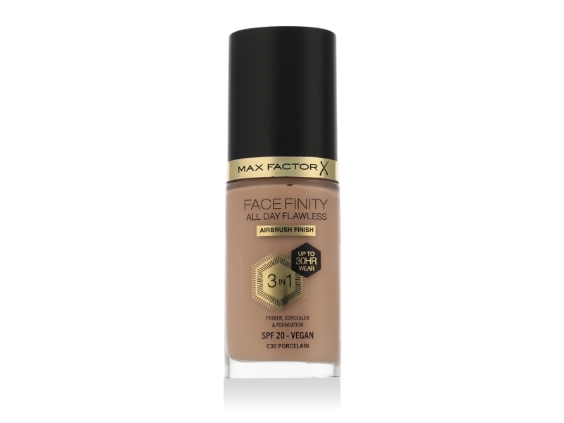 Max Factor Face Finity All Day Flawless 3in1 Foundation SPF 20 (C30 Porcelain) 30 ml