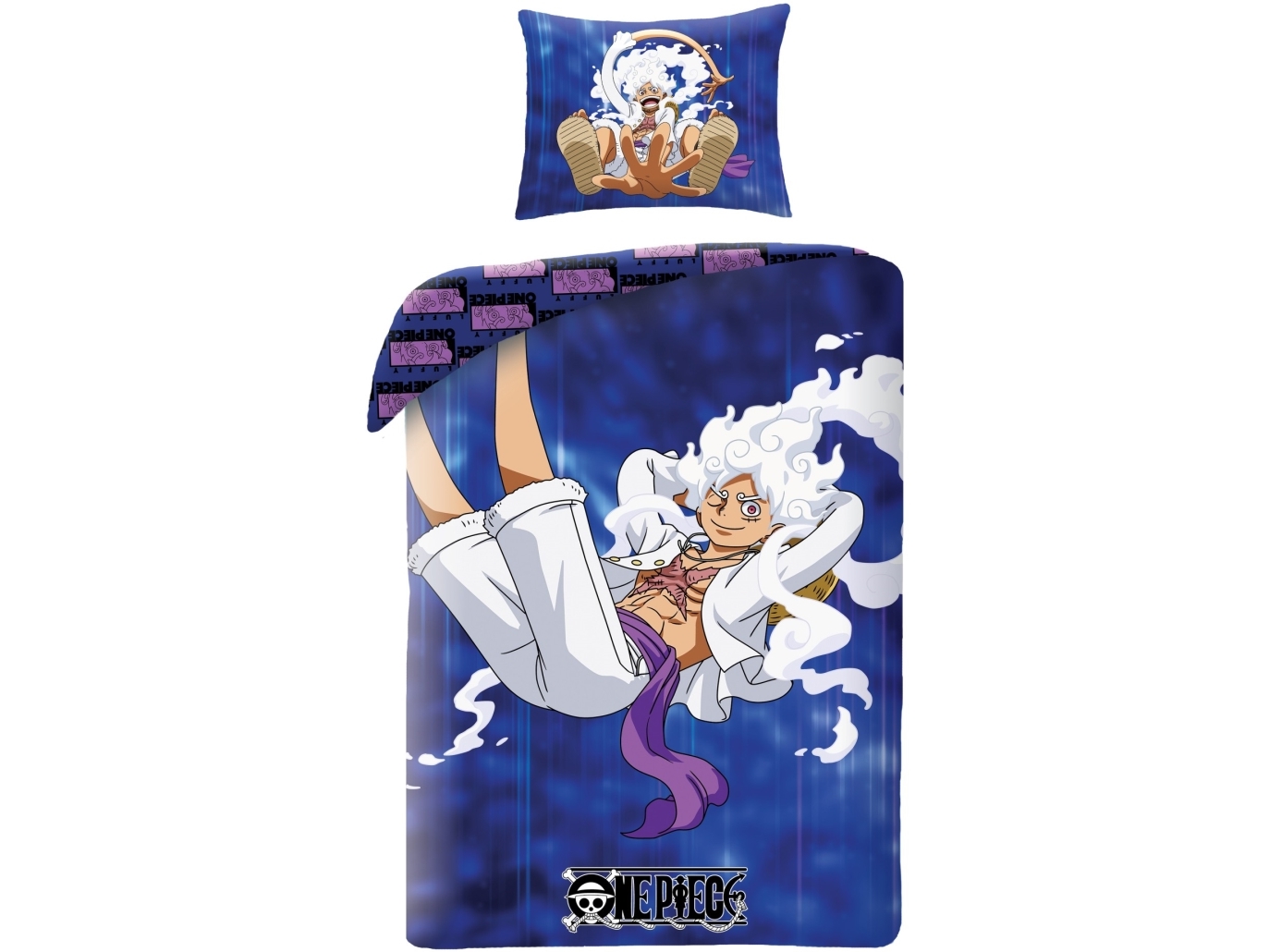 One Piece Luffy Sängkläder - 100 procent bomull modell 2 | N - A | GameStuff