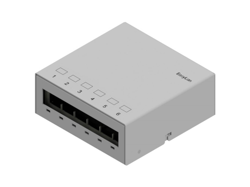 El Fixlink Unterbaupanel Consolidation Point 6 Port (Ckvpl0061e)
